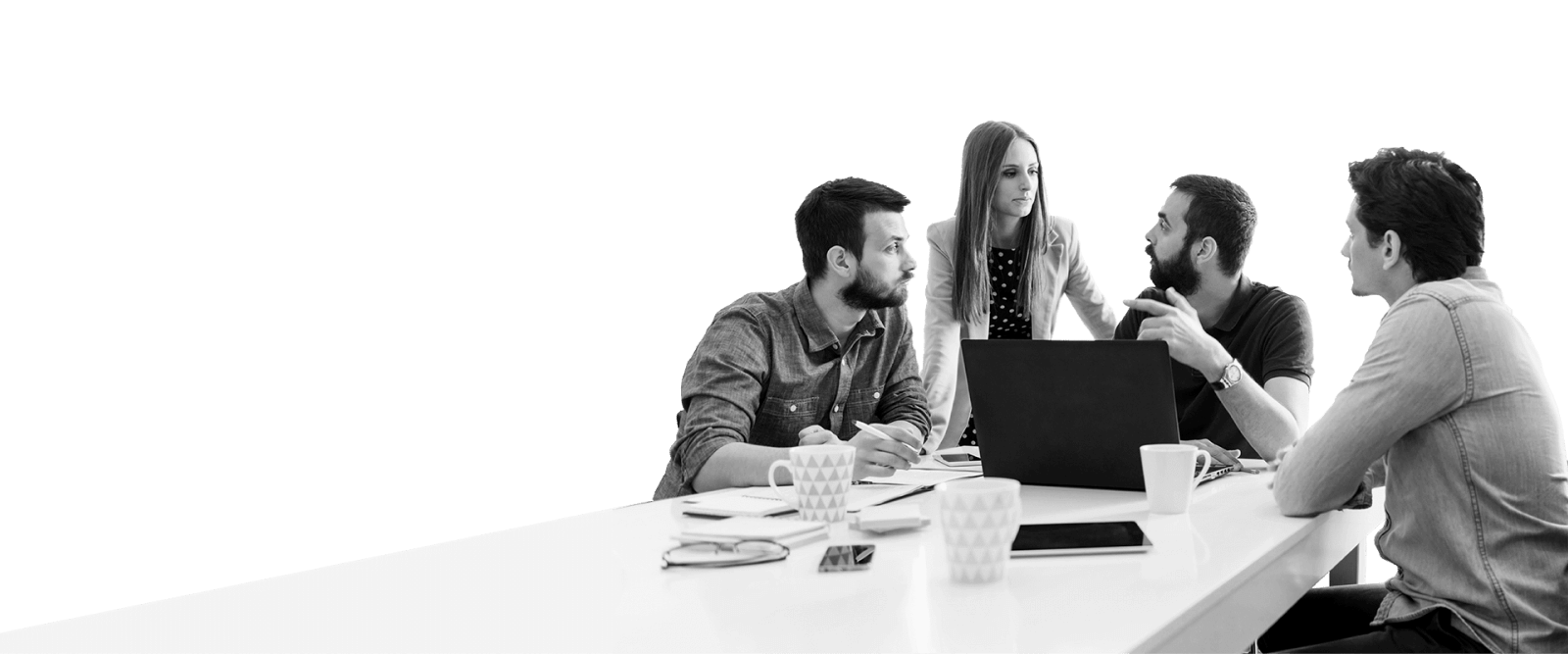 About Rama Group - marketing and advertising agency team illustration